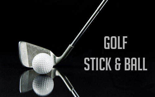Golf Stick and Ball - perfect gifts for Father's Day