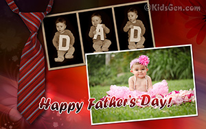 Father's Day wallpaper of beautiful kids