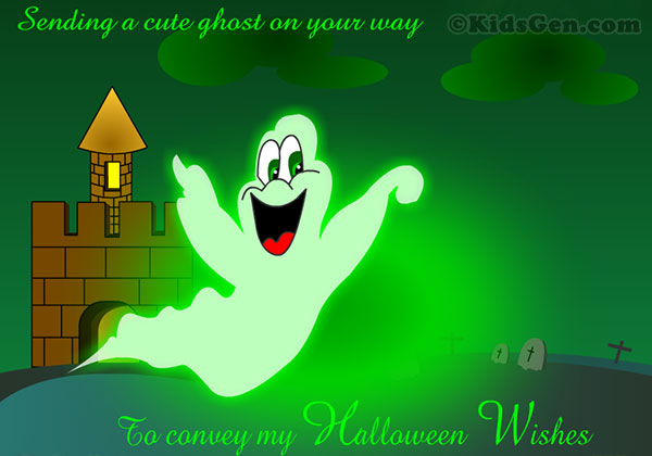 Halloween Greeting card for kids