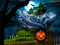 A spooky halloween wallpaper