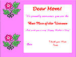 Mothers day certificate 4