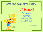 Mothers day certificate 5