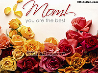 A flowery wish to Mommy on the special occasion of Mother's Day.