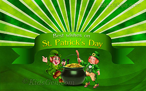 Best wishes for St. Patrick's Day