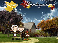 Desktop Illustration of Thanksgiving