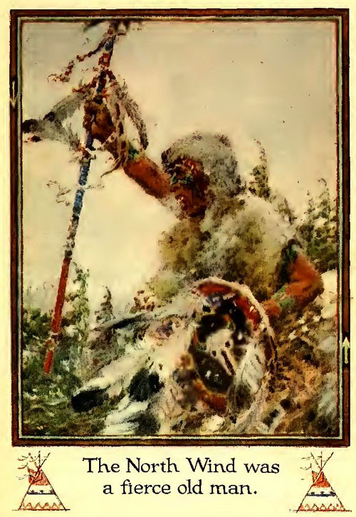 Shin-ge-bis fools the North Wind - an American Indian fairy tale