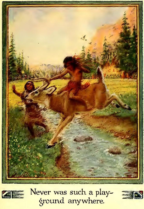 The Little Boy and Girl in the Clouds - an American Indian fairy tale
