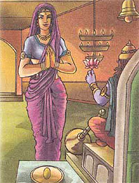 Andal devotions to Lord Vishnu
