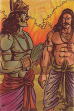 Arjuna and Mayasura