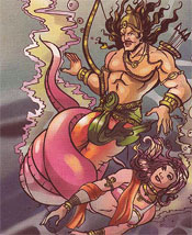 Arjuna and Ulupi