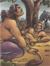 Bhima and Hanuman