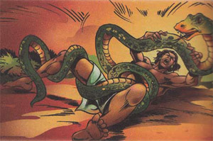 Bhima and the Python