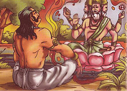 Durgam and Brahma