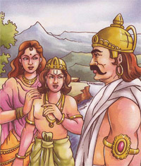 Ganga, Shantanu and Devavrata