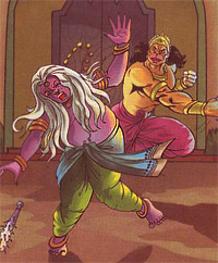 Hanuman and Lankini