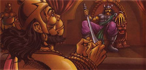 Hanuman and Ravana