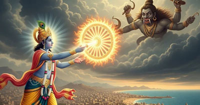 Krishna and Sudaksina