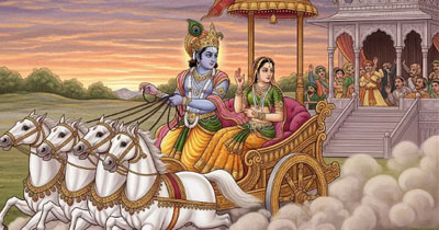 Krishna and Rukmini