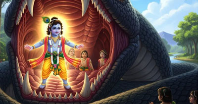 Krishna Kills Agashura