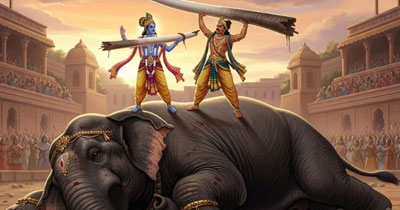 Krishna Kills the Elephant