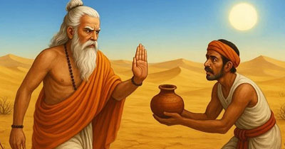 Krishna Meets Uttanka