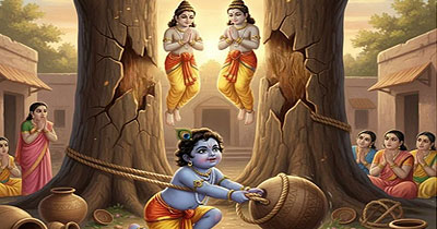 Yashoda Ties Krishna