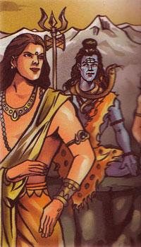 Kubera and Shiva