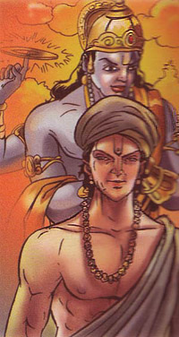 Lord Vishnu and Markandeya