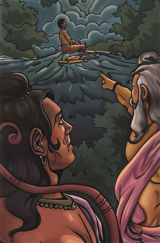 Rama Story - Lord Rama kills Shambuk