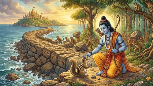 Rama and the Squirrel - A Story of Kindness and Devotion