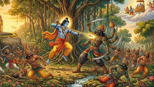 Rama Kills Khara - A Story of Courage and Victory