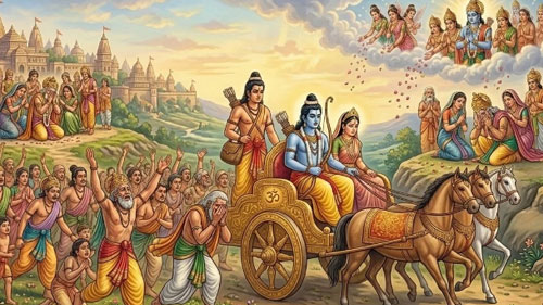 Rama Leaves Ayodhya - A Story of Sacrifice and Duty