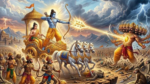Ravana's Defeat by Lord Rama
