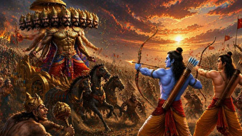 Ravana Joins the Battle: The Demon King's Fury