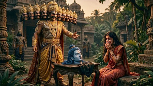 Ravana Tries to Fool Sita - A Story of Faith and Hope