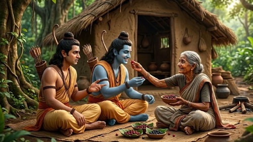 Shabri and Lord Rama - A Story of Pure Devotion