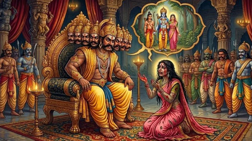 Shurpanakha Complains to Ravana - The Turning Point of the Ramayana