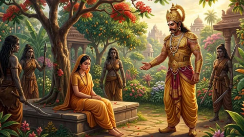 Sita in Ashoka Vatika