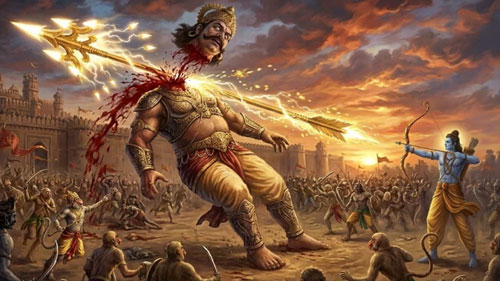 The End of Kumbhakarna - The Fall of Ravana's Mighty Brother