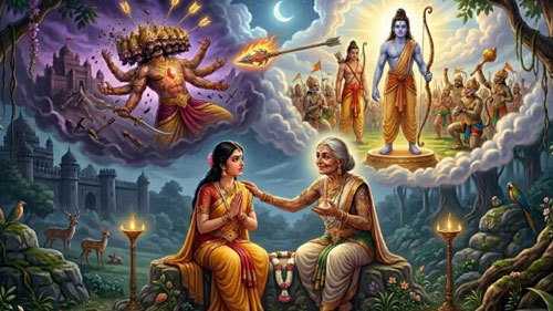 Trijata's Dream: A Vision of Ravana's Doom
