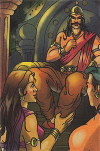 Rajdeep, Deepti and the king