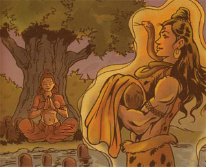 Shiva and Gruhsuma