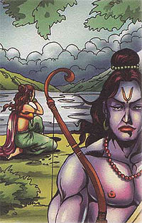 Sita and Laxmana