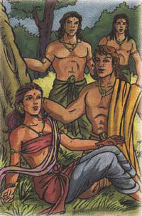 Manju and her three suitors