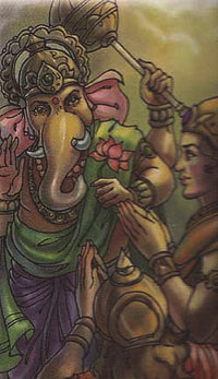 Vakratunda, another form of Lord Ganesha