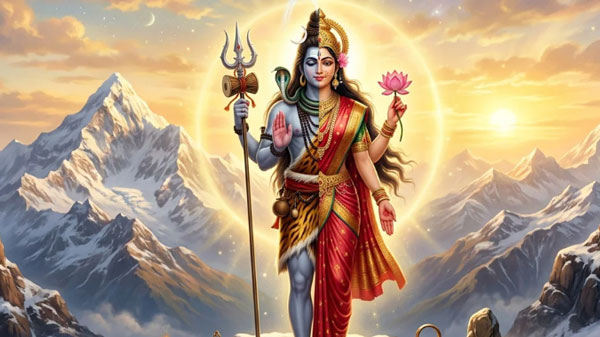 Shiva Purana story of Ardhanarishvara