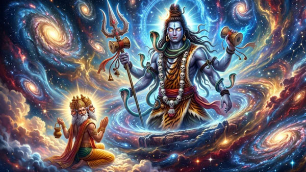 The Manifestation of Rudra: how Shiva appeared from Brahma