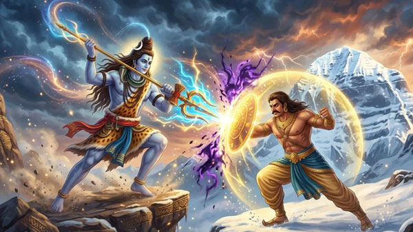 The Slaying of Jalandhara - the Shiva Purana story of Jalandhara, the Ocean-Born Demon King
