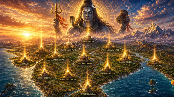 The Twelve Jyotirlingas: Pillars of Light Across India