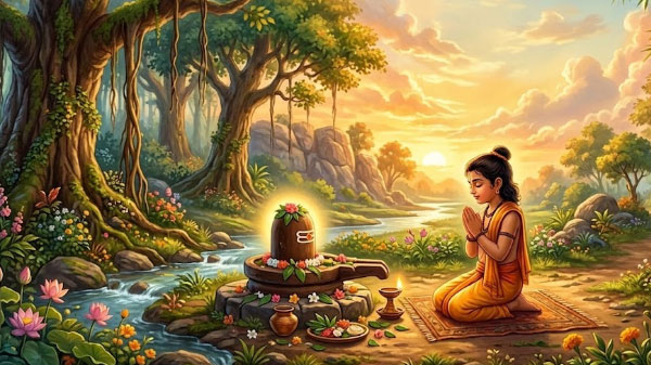 Upamanyu and the Ocean of Milk - the heartwarming Shiva Purana story of young Upamanyu